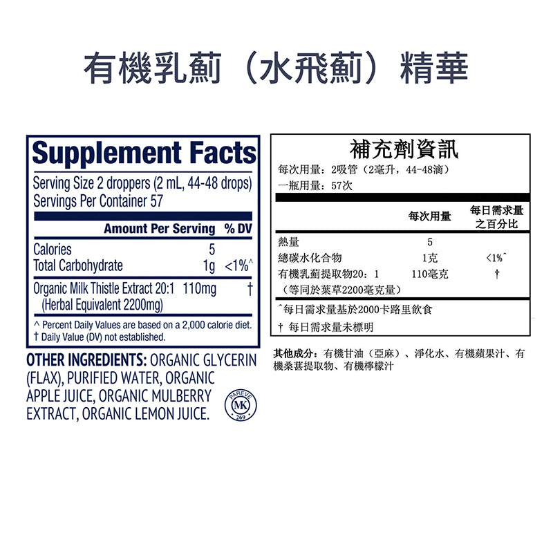 Organic Milk Thistle (Silybum marianum)